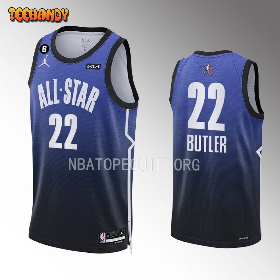 Miami Heat Jimmy Butler 2023 NBA All-Star Blue Jersey