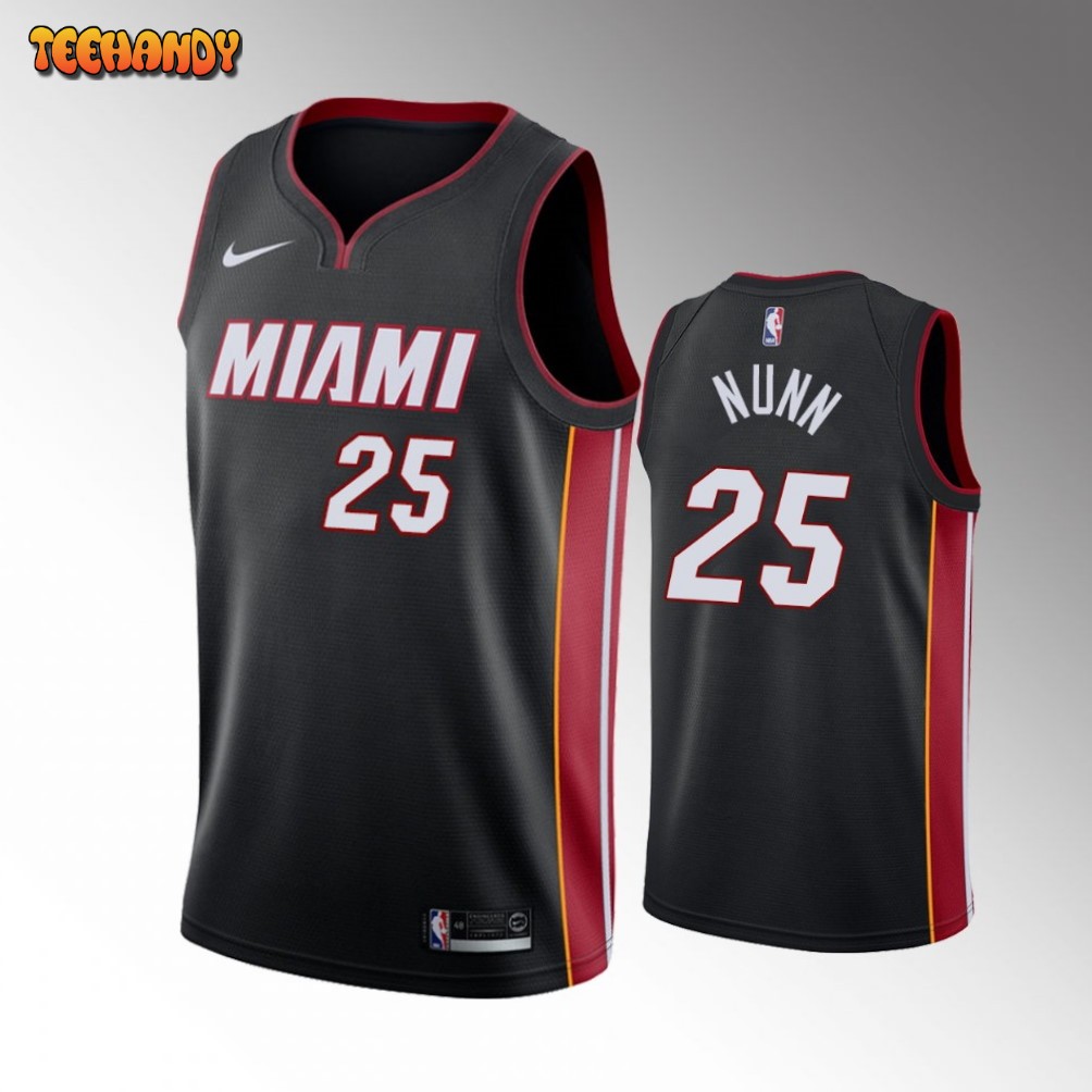 Miami Heat Kendrick Nunn Black Icon Jersey