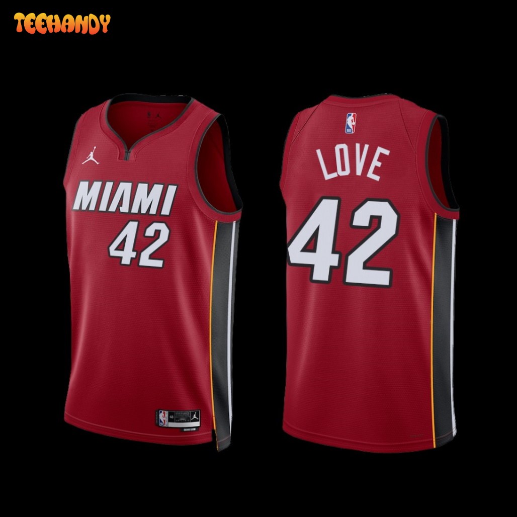 Miami Heat Kevin Love 2022-23 Statement Edition Jersey Red