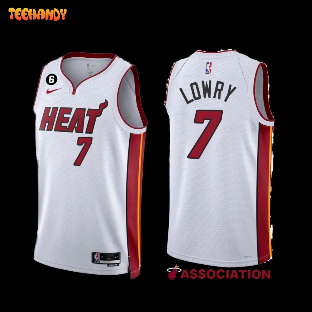 Miami Heat Kyle Lowry 2022-23 Association Edition Jersey White