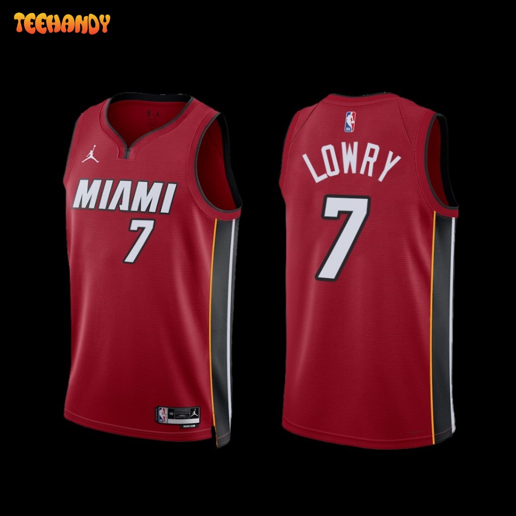 Miami Heat Kyle Lowry 2022-23 Red Statement Edition Jersey