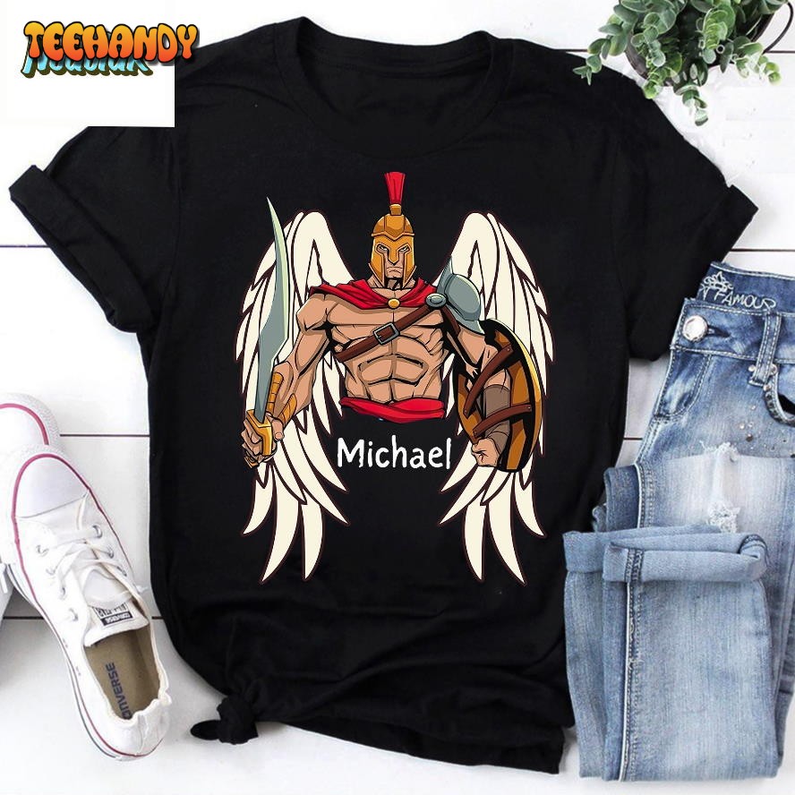 Michael Spartan Warrior Mascot Vintage T-Shirt, Michael Spartan Shirt