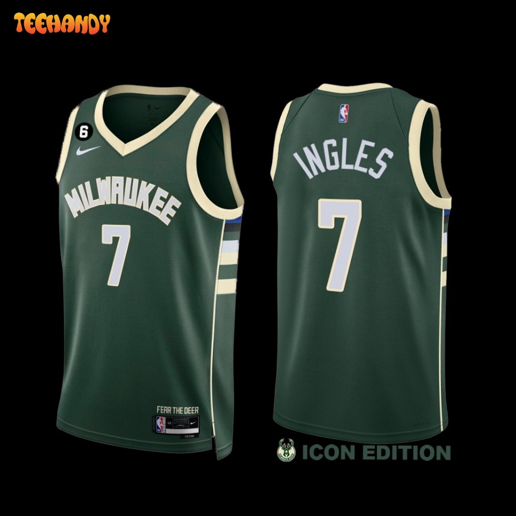 Milwaukee Bucks Joe Ingles 2022-23 Icon Edition Jersey Green