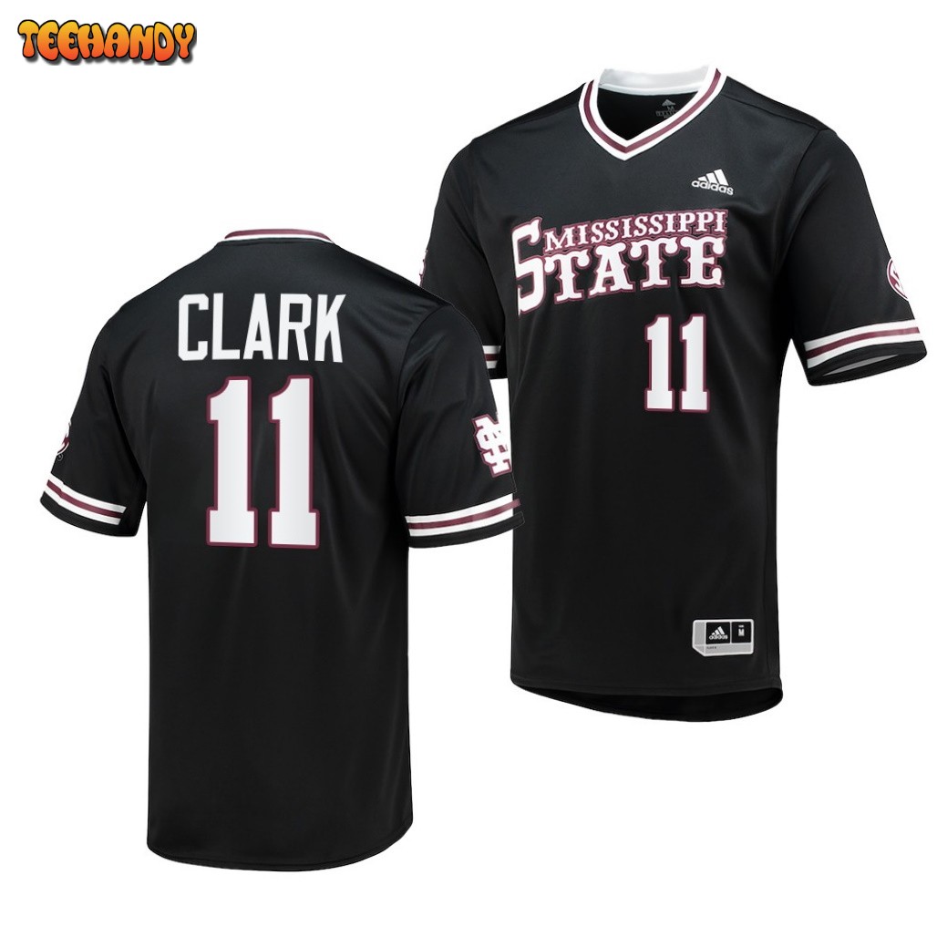 Mississippi State Bulldogs Kellum Clark College Baseball Replica Jersey Black