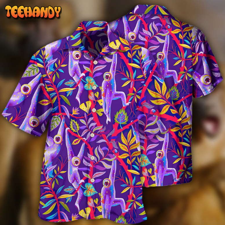 Monkey Colorful Monkey Hawaiian Shirt