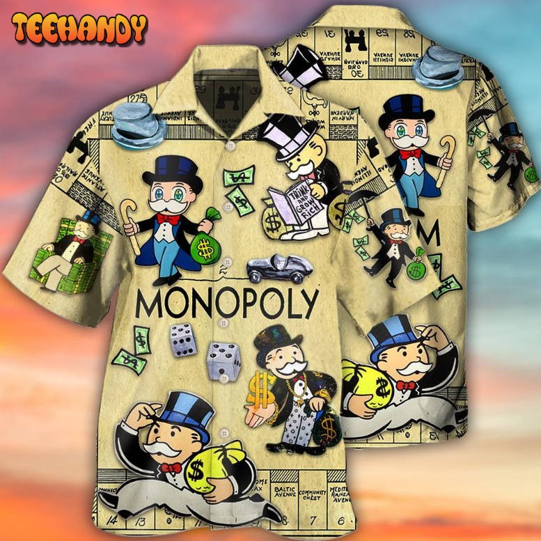 Monopoly Style Hawaiian Shirt