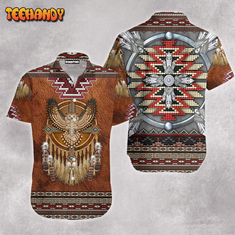 Native American Pattern Aloha Hawaiian Shirt V3