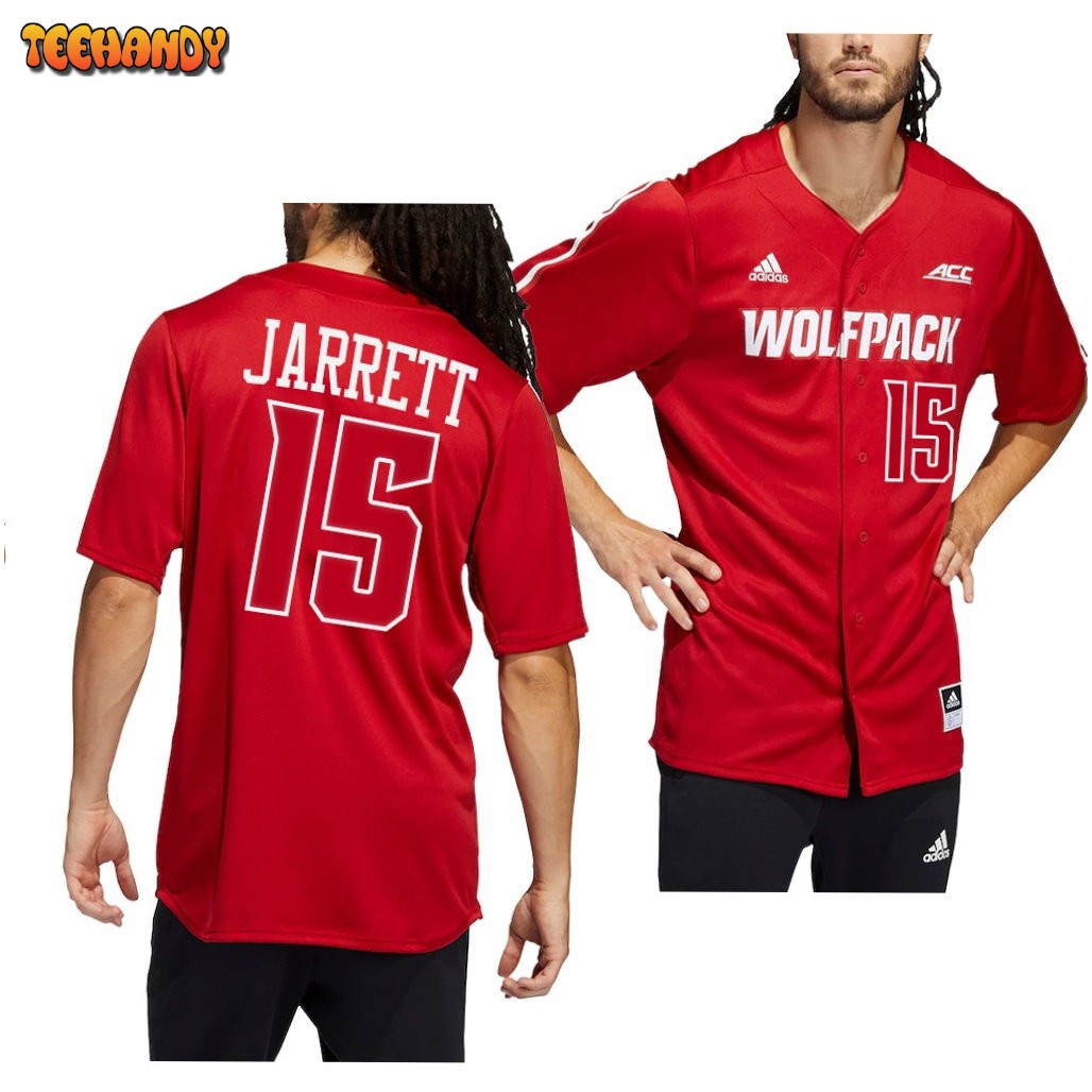 NC State Wolfpack J.T. Jarrett College Baseball Jersey Red