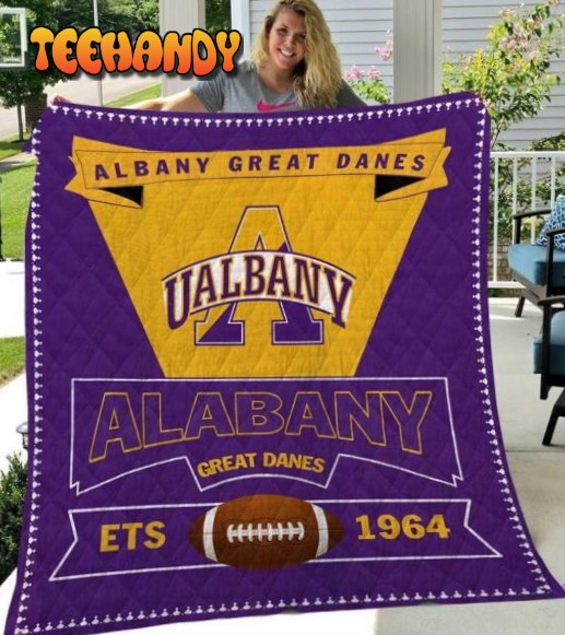 Ncaa Albany Great Danes 3D Customized Personalized 3D Quilt Blanket