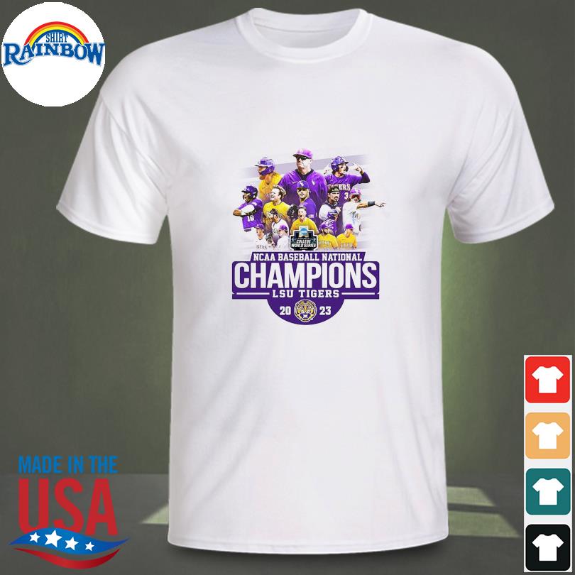 NCAA Baseball National Champions LSU Tigers 2023 Baseball Jersey Shirt