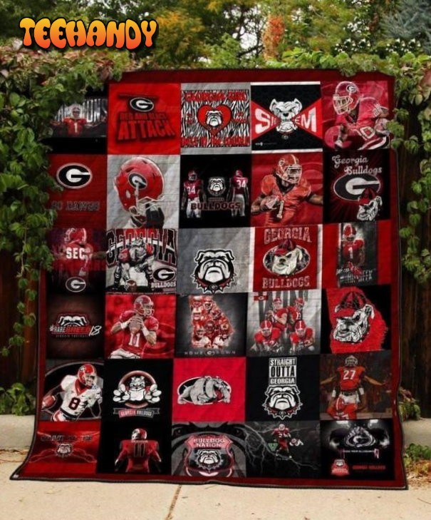 Ncaa Georgia Bulldogs 3D Customized Personalized 3D Quilt Blanket