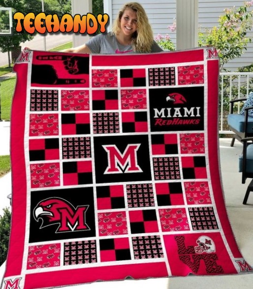 Ncaa Miami (Oh) Redhawks 3D Personalized 3D Quilt Blanket