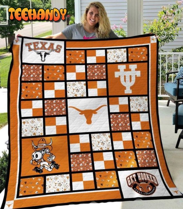 Ncaa Texas Longhorns 3D Customized Personalized 3D Quilt Blanket