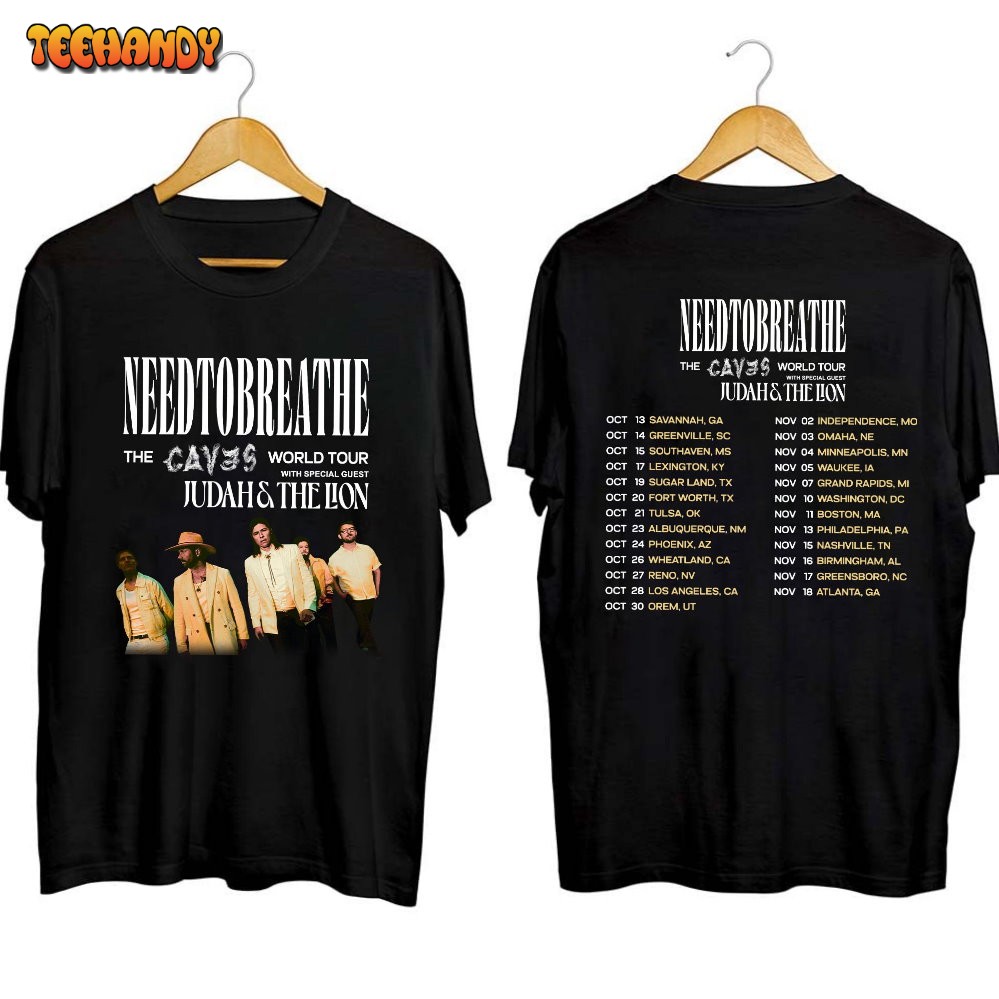 Needtobreathe The Caves World Tour 2023 Shirt