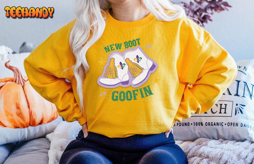 New Boot Goofin Mardi Gras Sweatshirt