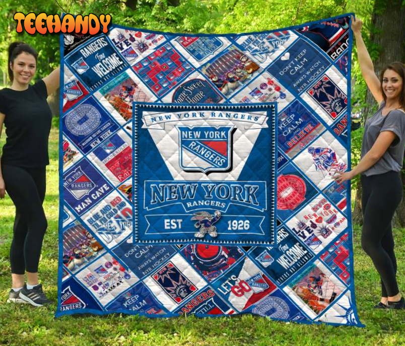 New York Rangers 3D Customized Quilt Blanket