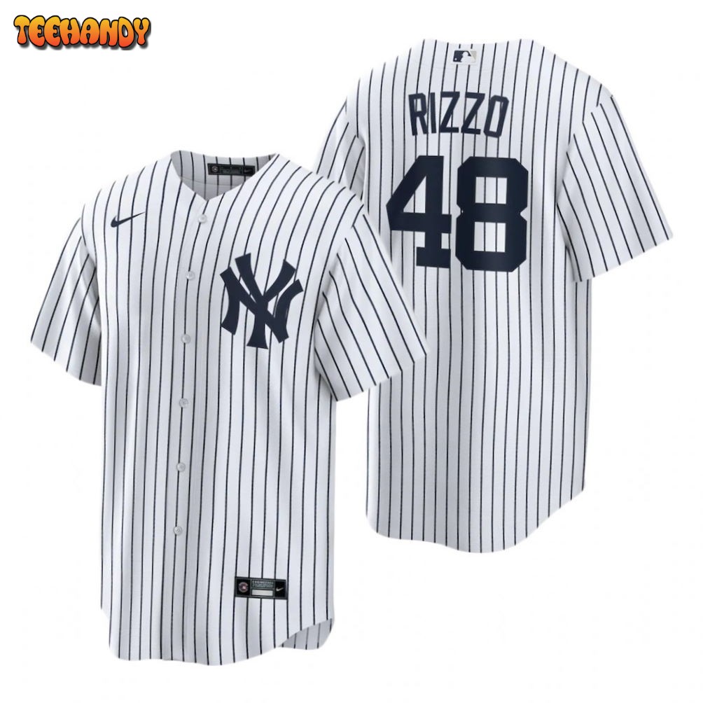 New York Yankees Anthony Rizzo White Replica Home Jersey