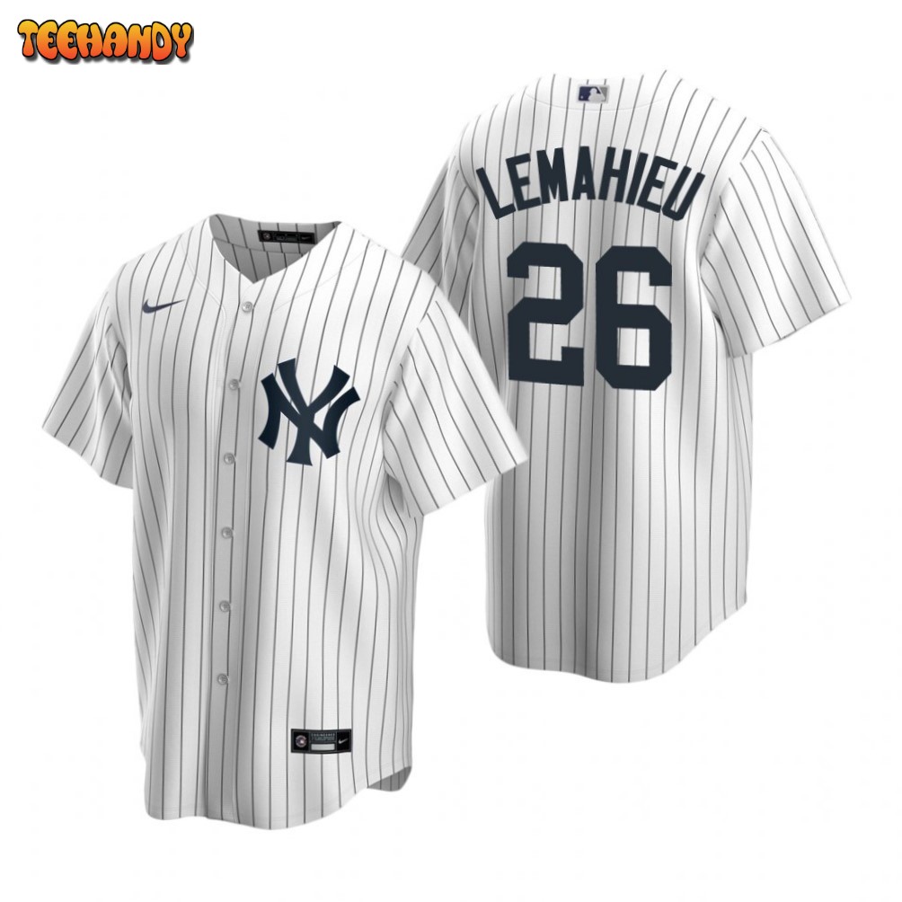 New York Yankees DJ LeMahieu White Replica Home Jersey