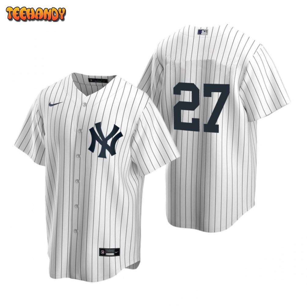 New York Yankees Giancarlo Stanton White Home Replica Jersey