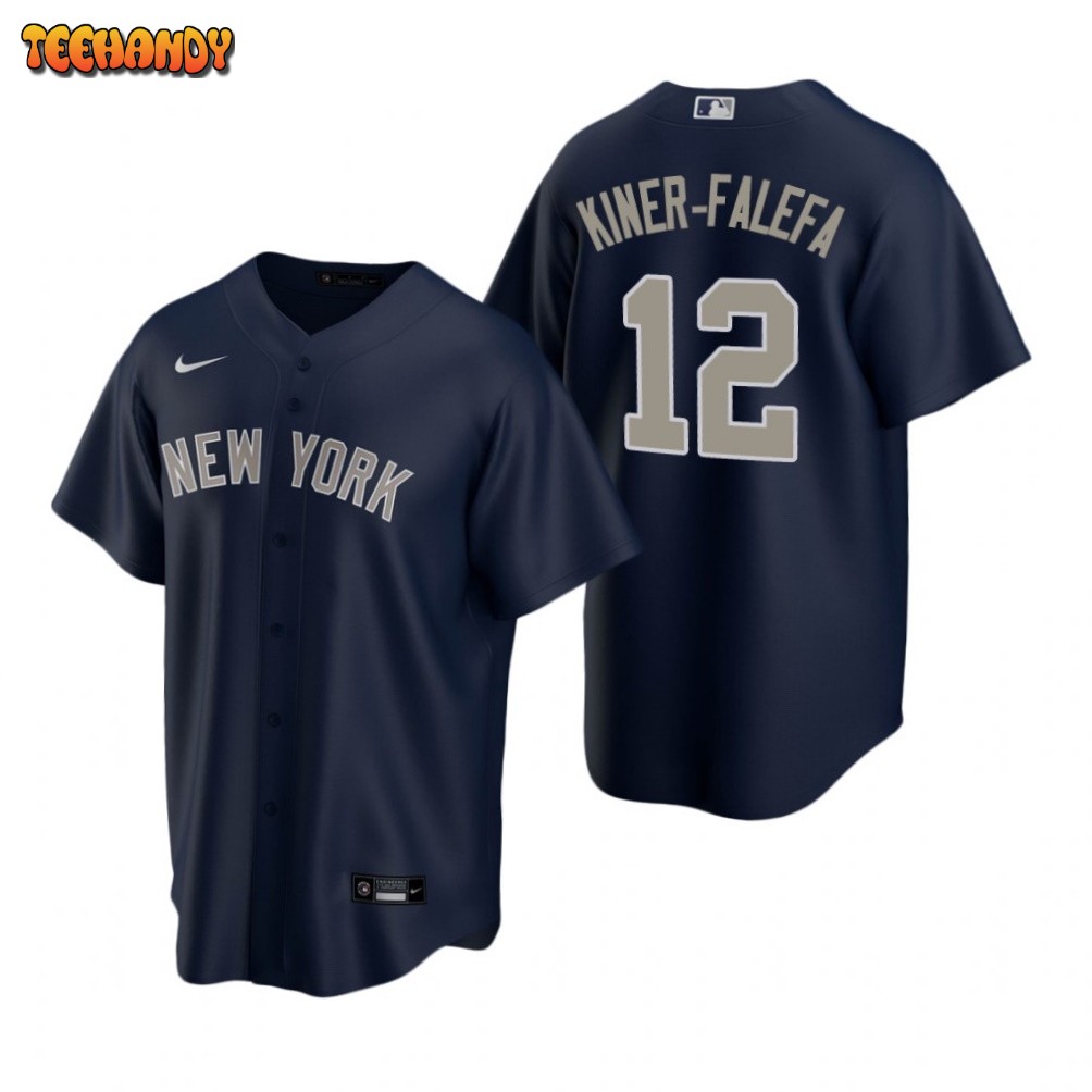 New York Yankees Isiah Kiner-Falefa Navy Alternate Replica Jersey