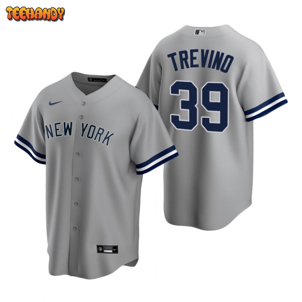 New York Yankees Jose Trevino Gray Road Replica Jersey