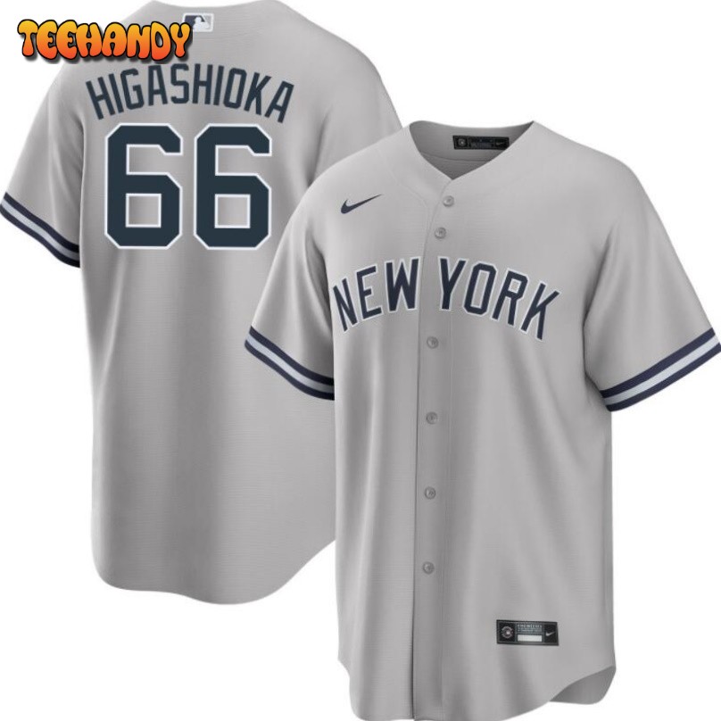 New York Yankees Kyle Higashioka Gray Road Replica Jersey