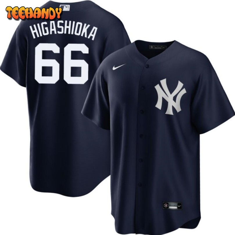 New York Yankees Kyle Higashioka Navy Alternate Replica Jersey