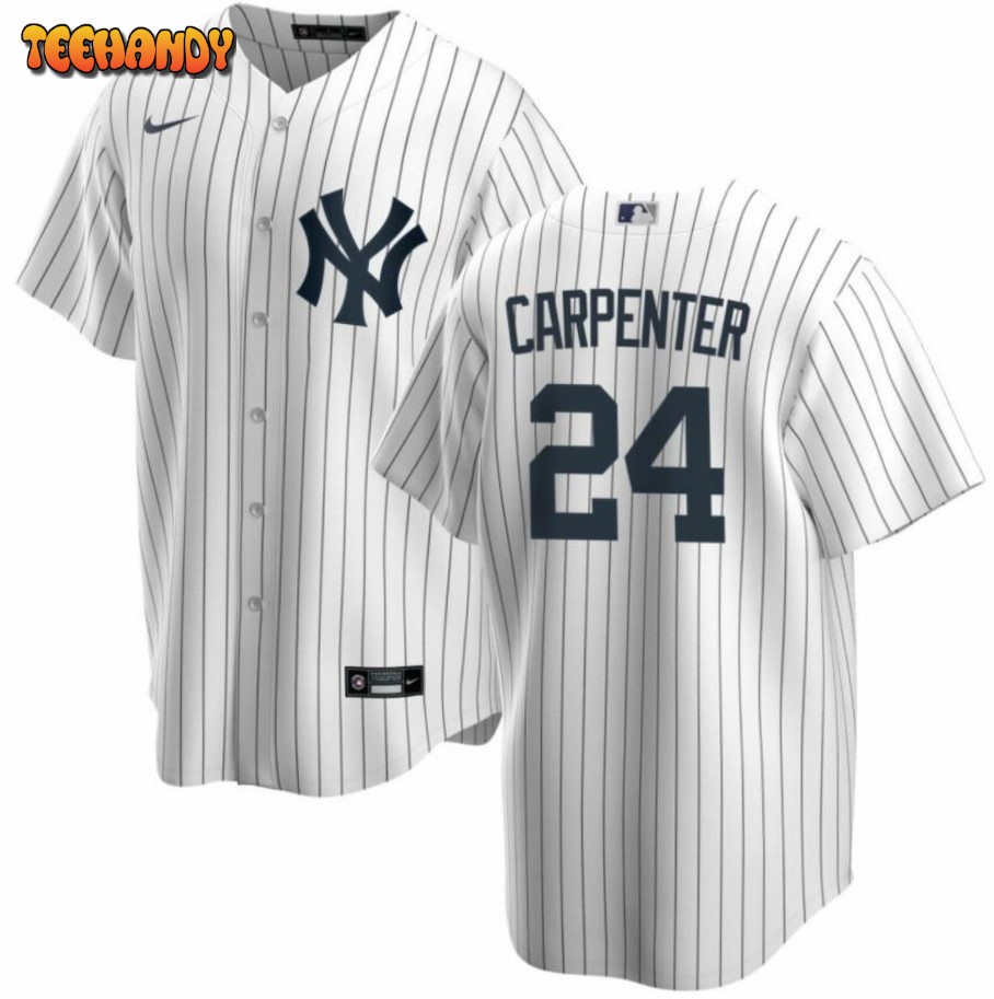 New York Yankees Matt Carpenter White Replica Home Jersey