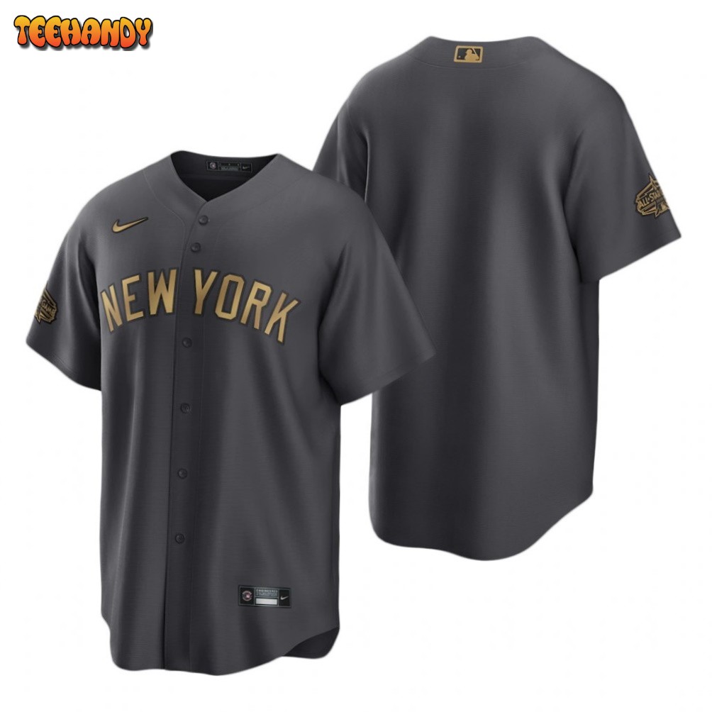 New York Yankees Team Charcoal 2022 All-Star Game Replica Jersey