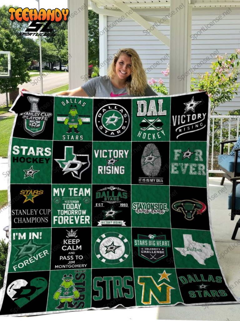 Nhl Dallas Stars 3D Quilt Blanket