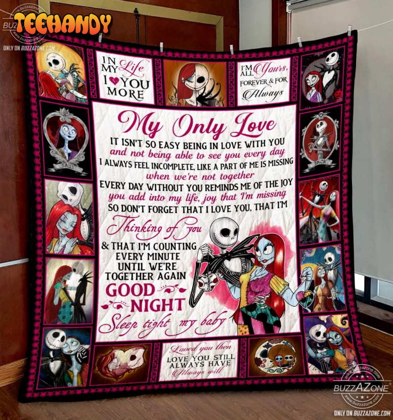 Nightmare My Love Counting Every Minute 3D Quilt Blanket