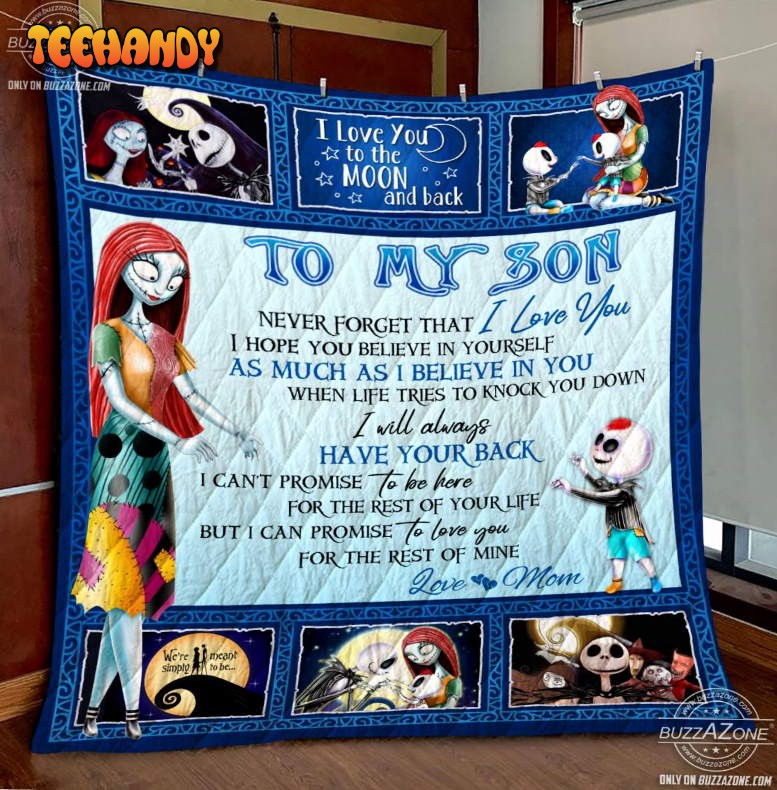 Nightmare Son Mom Have Your Back 3D Quilt Blanket