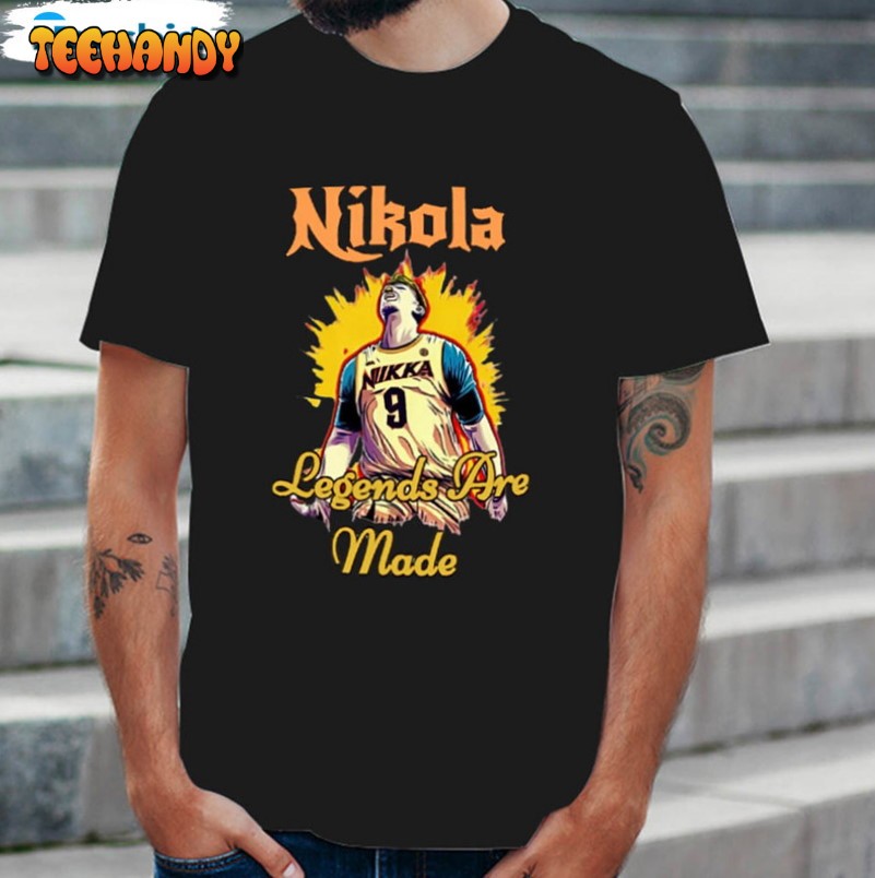 Nikola Jokic Comic Basketball Vintage Unisex T Shirt