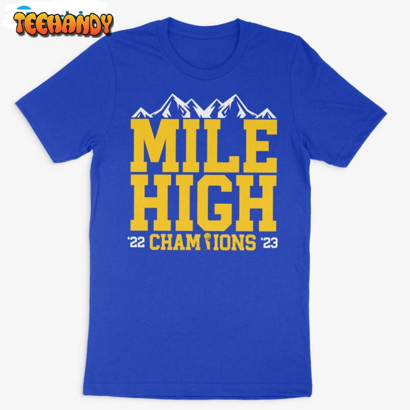 Nuggets Mile Hight Champions Shirt