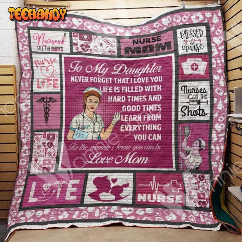 Nurse Mom 3D Customized Quilt Blanket