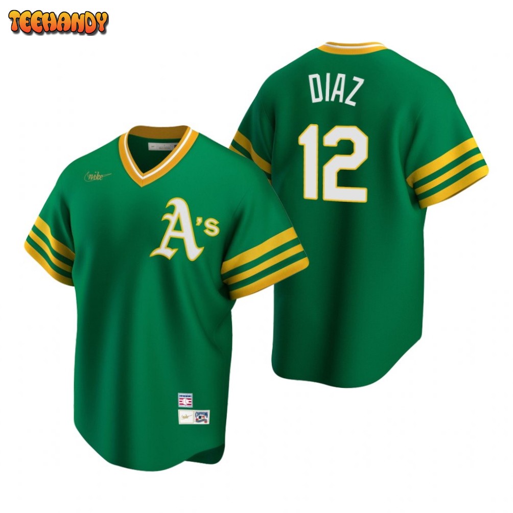 Oakland Athletics Aledmys Diaz Kelly Green Cooperstown Collection Jersey