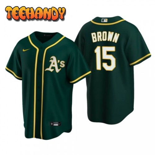 Oakland Athletics Seth Brown Green Alternate Replica Jersey