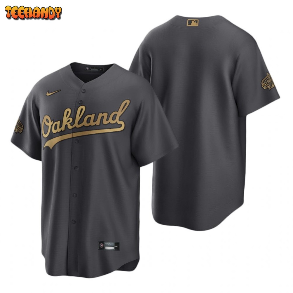 Oakland Athletics Team Charcoal 2022 All-Star Game Replica Jersey