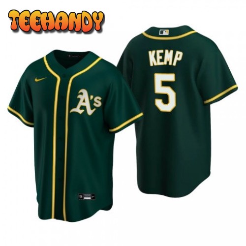 Tony Kemp Men's Oakland Athletics Alternate Jersey - Green Authentic