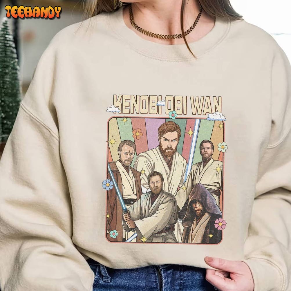 Obi Wan Kenobi Shirt, Vintage Star Wars Kenobi Shirt