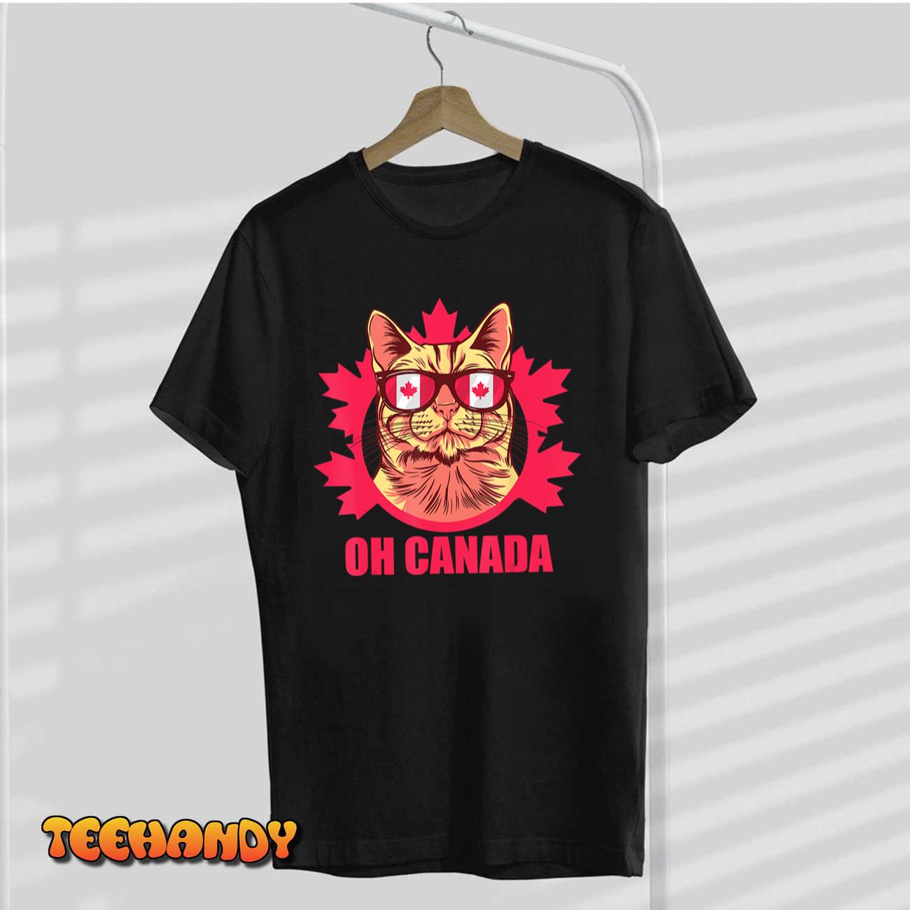 Oh Canada Canada Day Maple Leaf National Day 1st of July T-Shirt