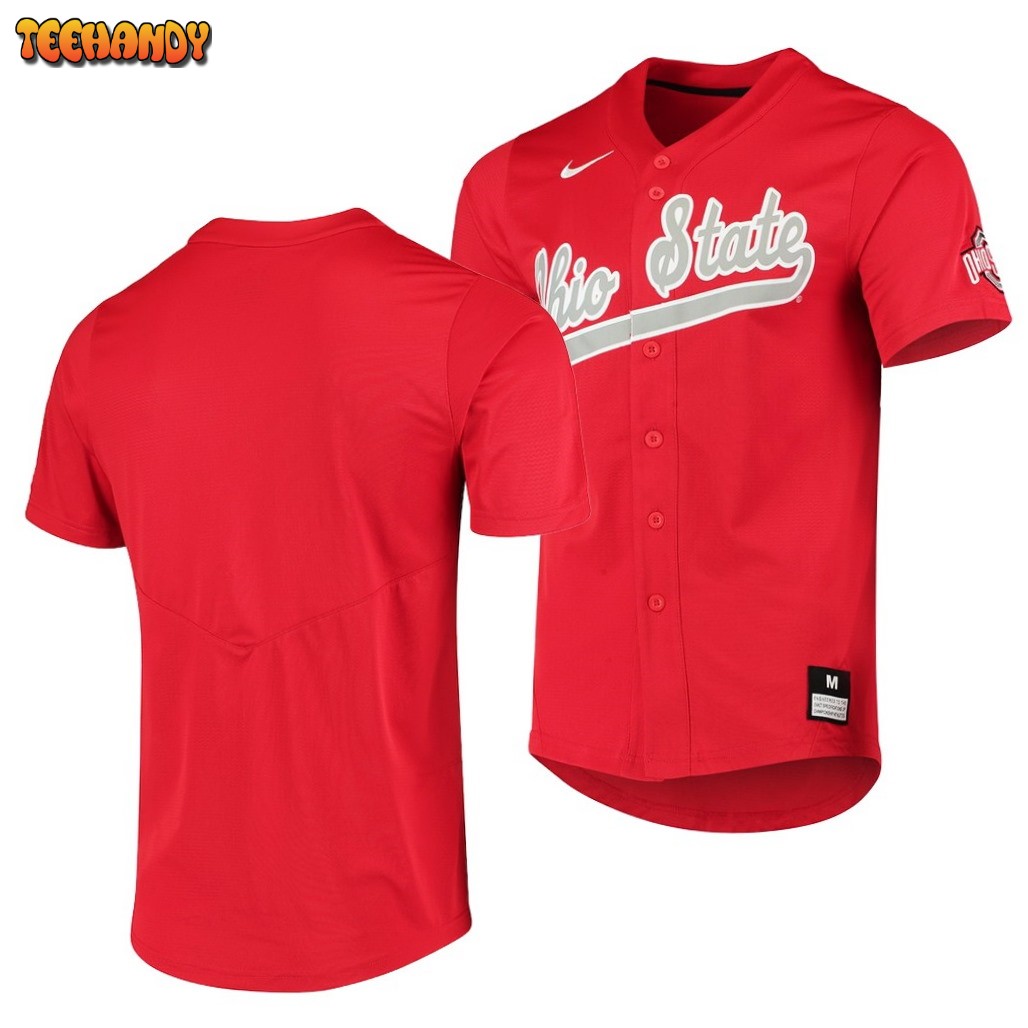 Ohio State Buckeyes College Baseball Red Elite Jersey