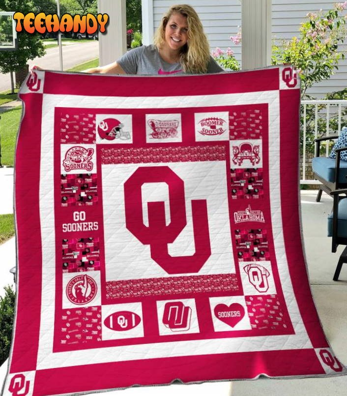 Oklahoma Sooners 3D Customized Quilt Blanket