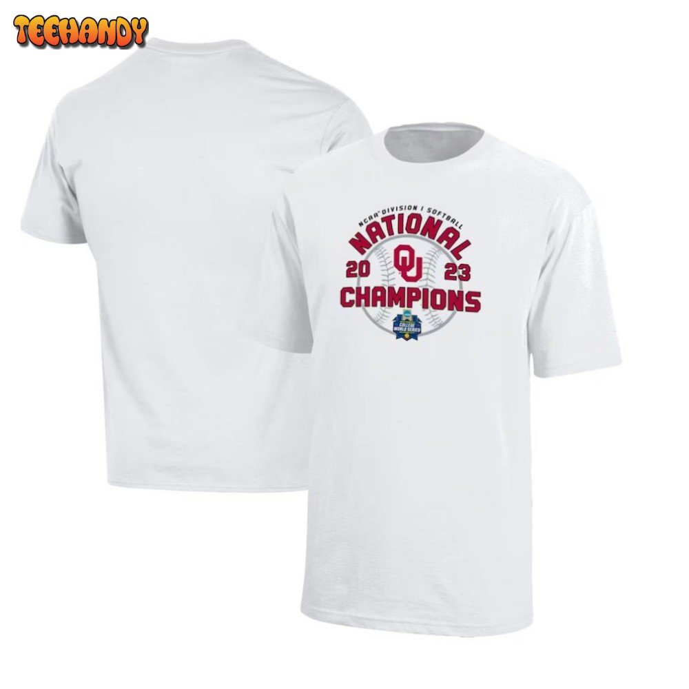 Oklahoma Sooners Champion Youth 2023 NCAA Softball Women’s College World Series Champions Locker Room T-Shirt