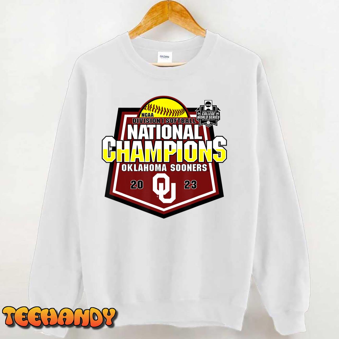 Oklahoma Sooners National Champs Softball 2023 WCWS T-Shirt