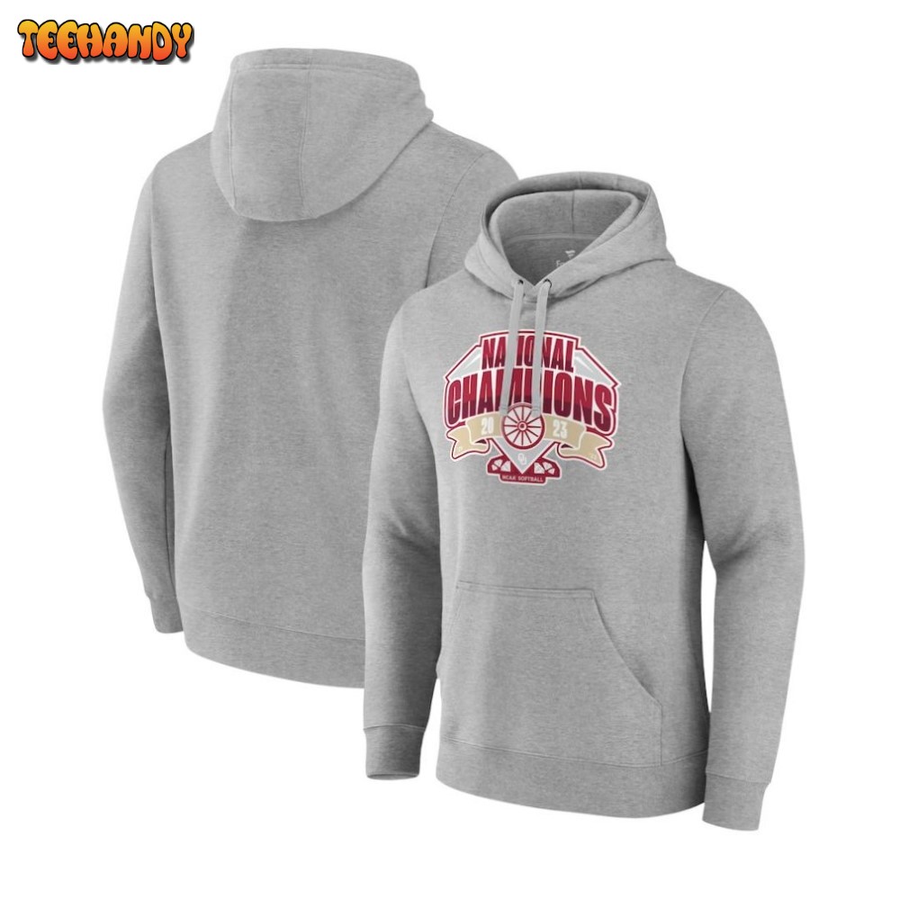 Oklahoma Sooners Unisex 2023 NCAA Softball Women’s College World Series Champions Official Logo Pullover Hoodie