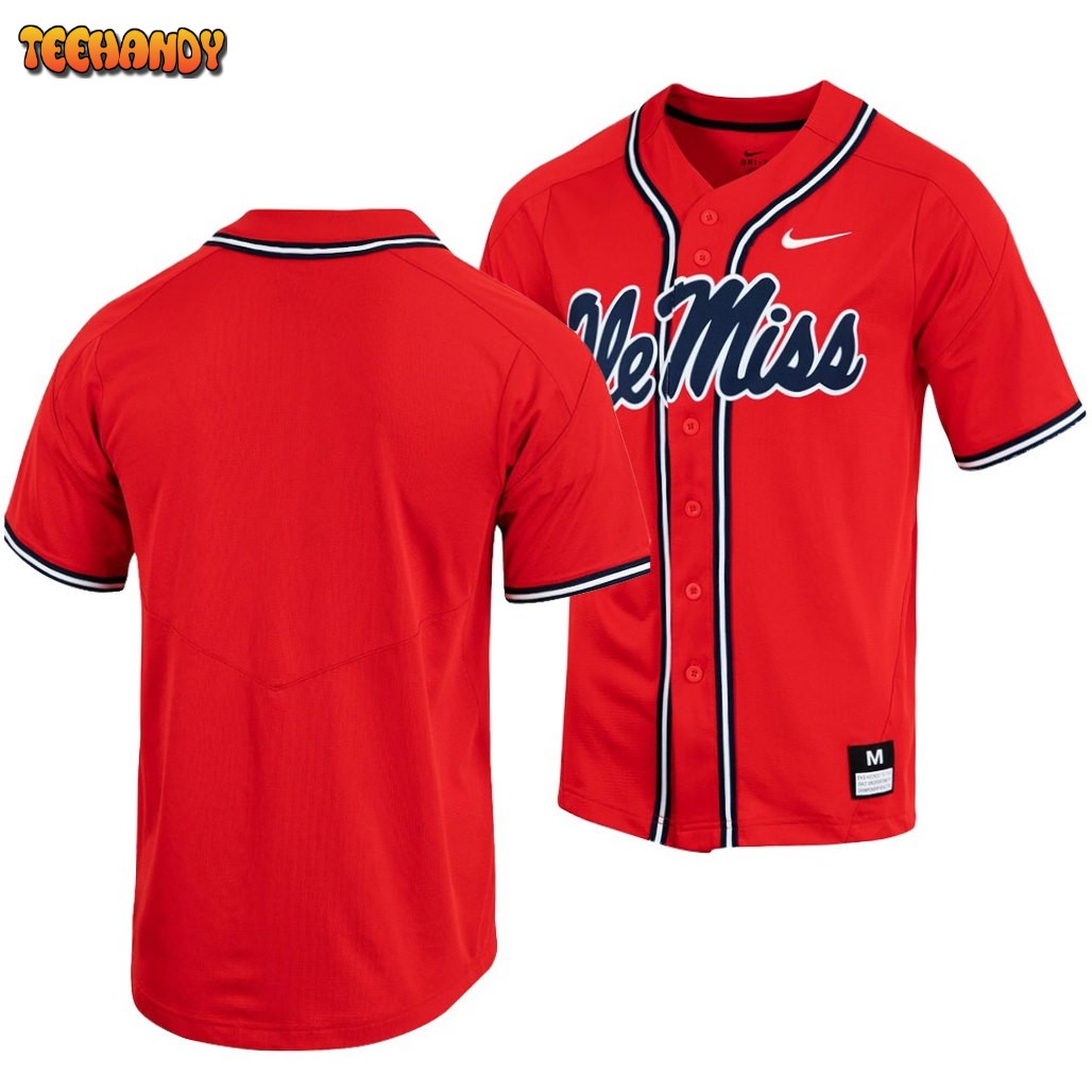 Ole Miss Rebels College Baseball Red Replica Jersey