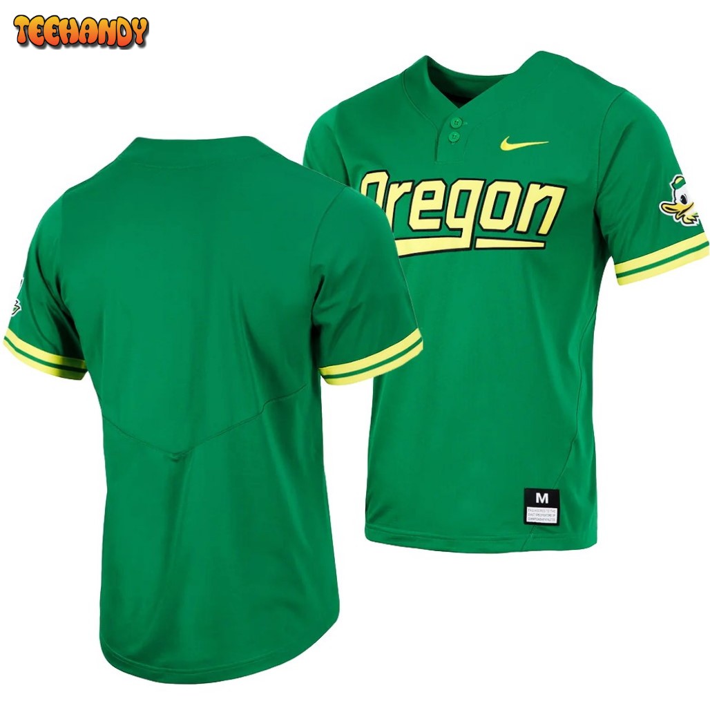 Oregon Ducks College Baseball Green Replica Jersey
