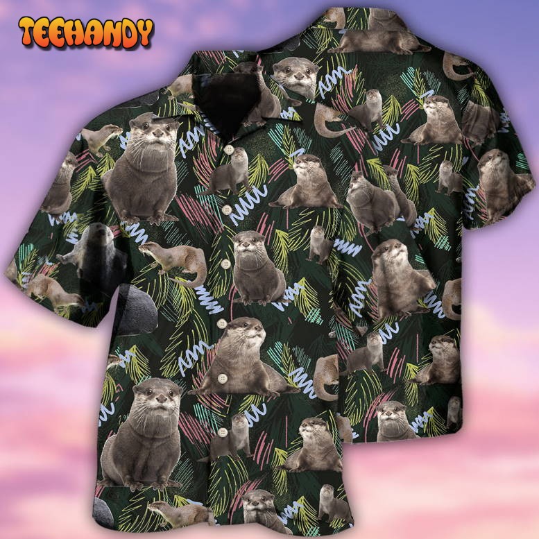 Otter Love Animals Life Style Amazing Hawaiian Shirt