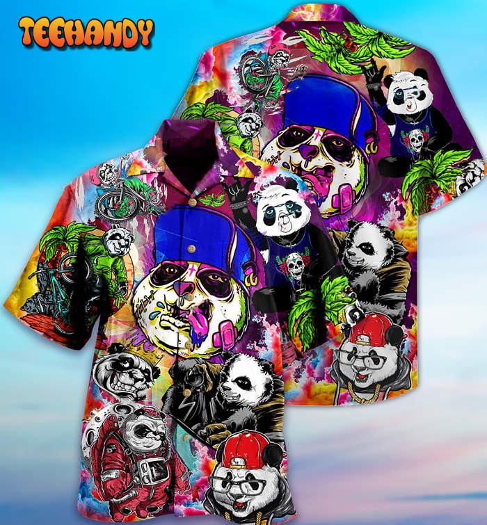 Panda Love Animals Hawaiian Shirt